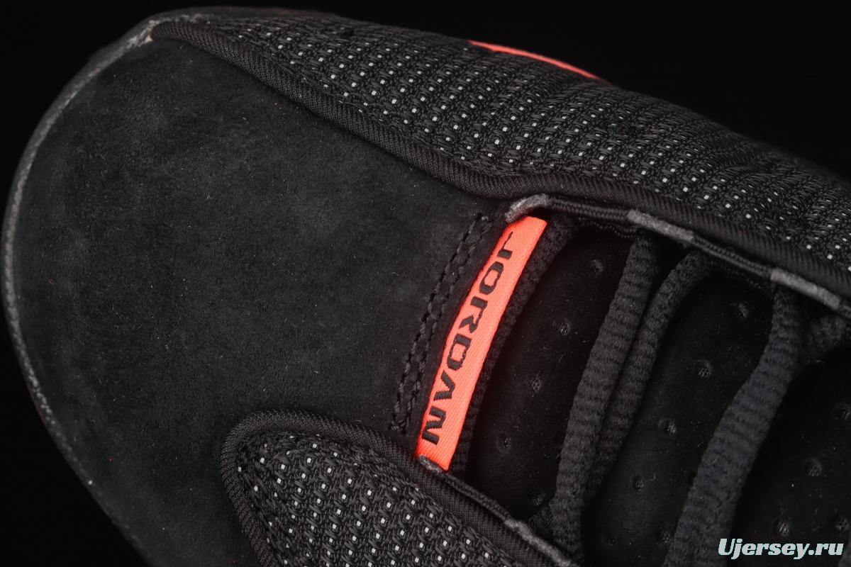 Clot x Air Jordan 13 Low INFRA-BRED 3 Guanxi co-signed low-gang cultural leisure sports basketball shoes black and red 3M AT3102-006