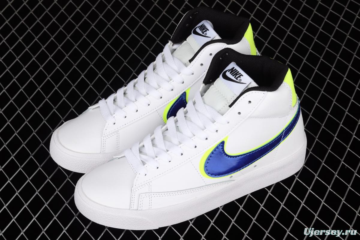 NIKE Blazer Mid GS Trail Blazers high-top casual board shoes DB4677-100