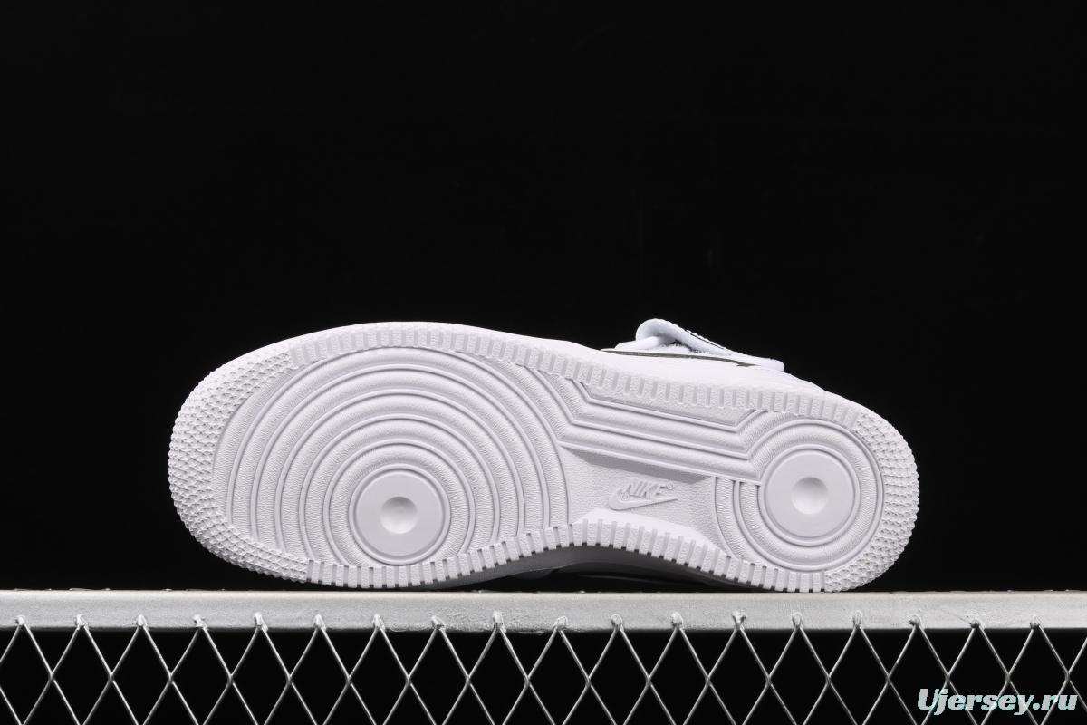 NIKE Air Force 1' 07 Mid laser white 3M reflective medium-help leisure sports board shoes 368742-810