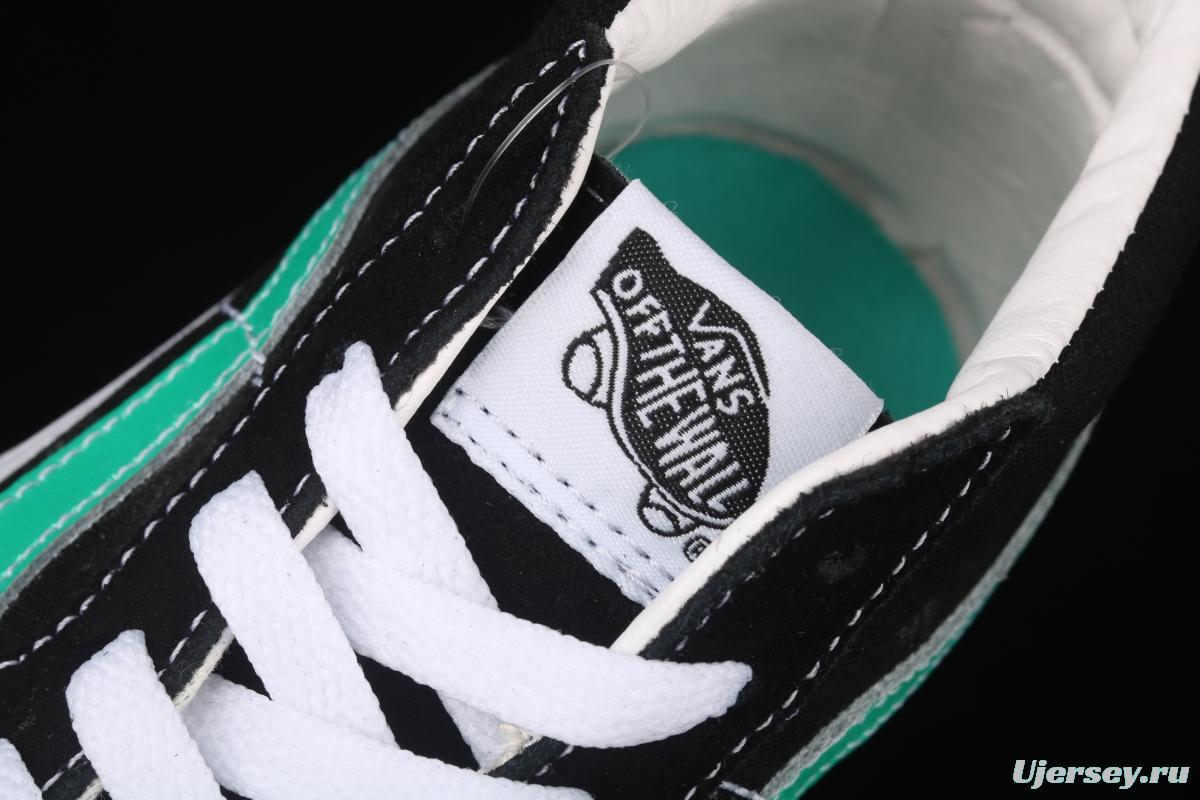 Vans Sk8 Mid Vansi Zhongbang series candy green leisure board shoes VN0A3WM34FV