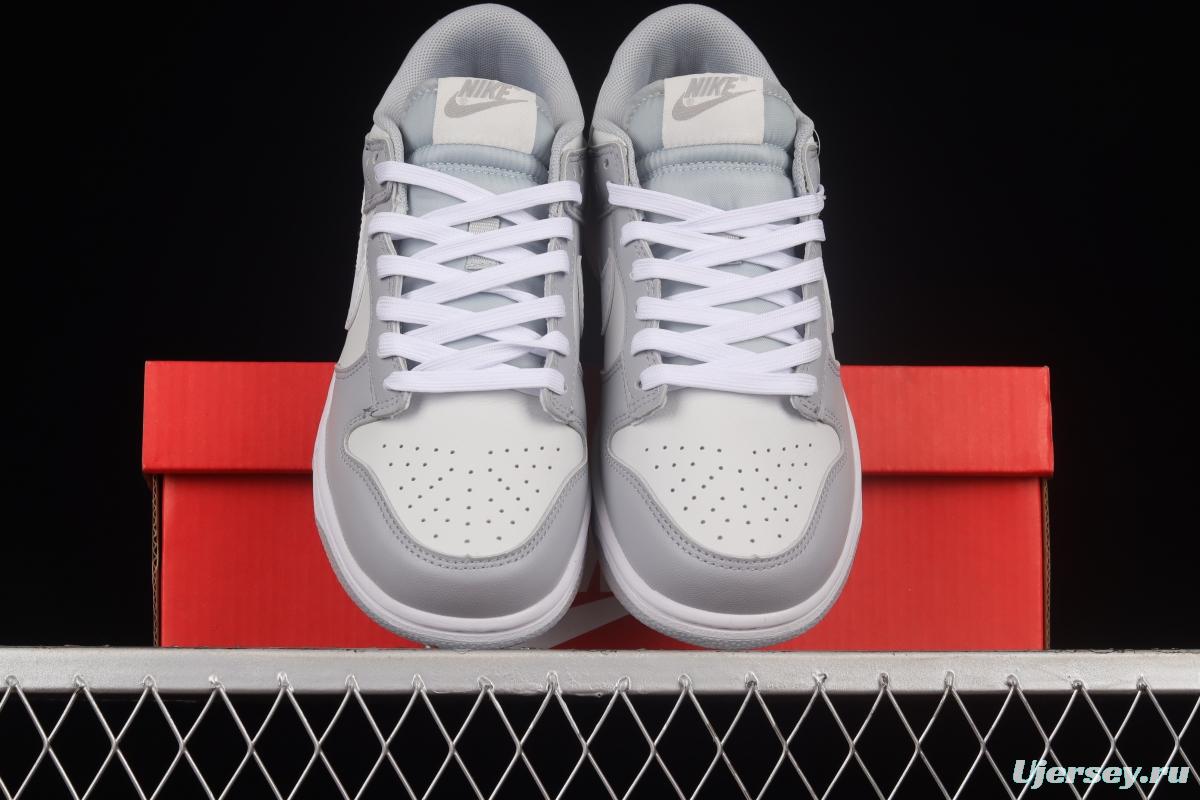 NIKE DUNK Low Retro Retro White Grey SB Buckle Breaking Backboard Fashion Casual Sneakers DJ6188-001