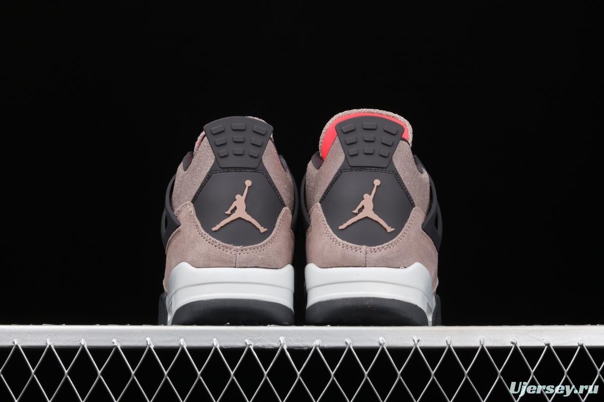 Air Jordan 4 Retro Taupe Haze Black Brown Mocha DB0732-200