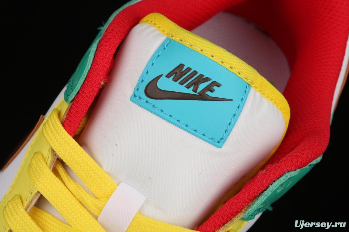 NIKE DUNK Low Free 99 white colorful mandarin duck dunk series low side leisure sports skateboard shoes DH0952-100