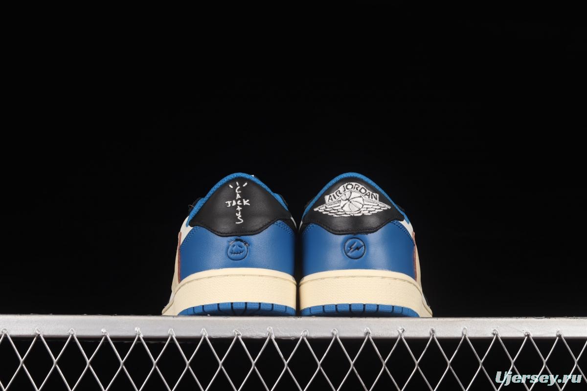 Travis Scott x Air Jordan 1 High OG Lightning inverted low side DM7866-140