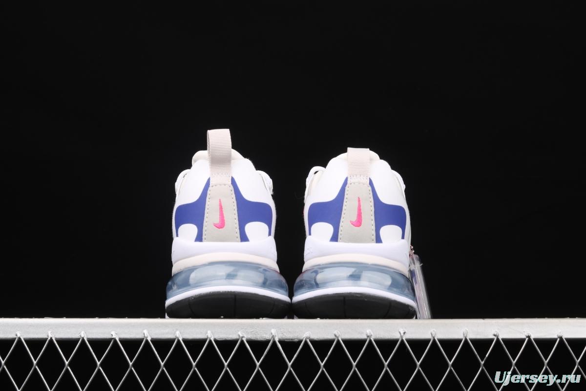 NIKE Air Max 270React new high-frequency mesh function half-palm air cushion running shoes CU7833-101
