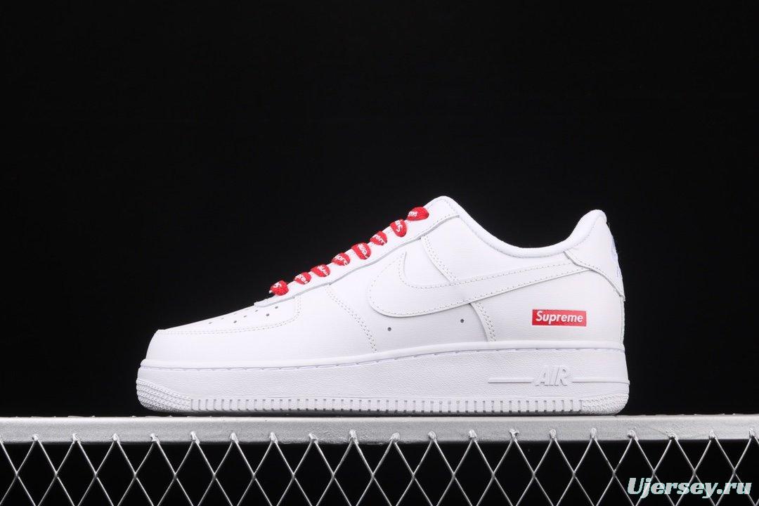 Supreme x NIKE Air Force 1y07 Air Force Joint style low-side Sports Leisure Board shoes CU9225-100