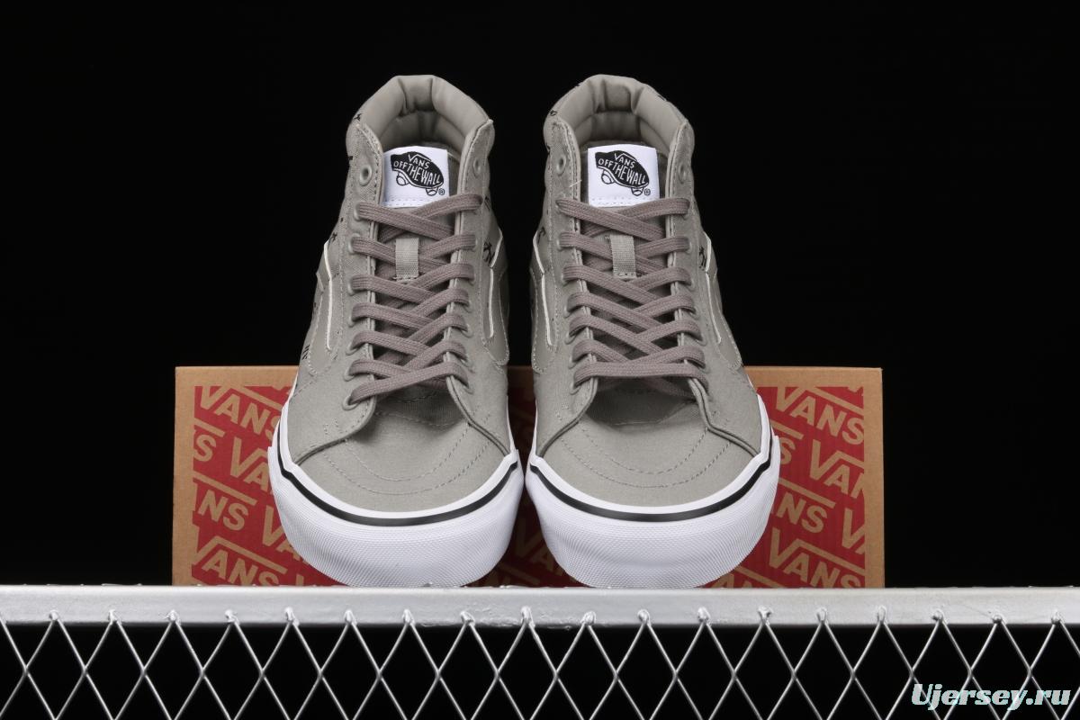 Vans Sk8-Hi Vlt Lx YaNIKEes Yankees co-branded high-top casual canvas shoes VN0A4CS5W43