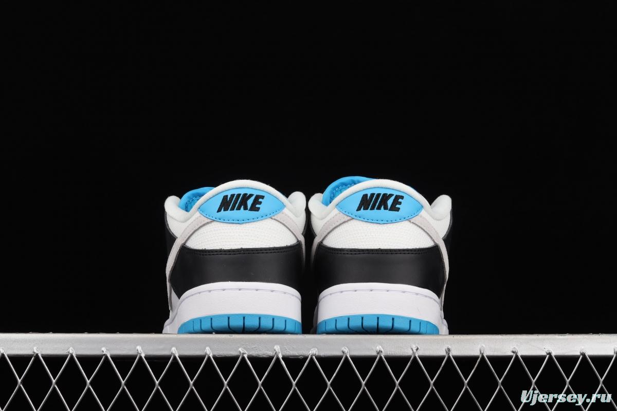 NIKE SB DUNK Low Prm laser blue color SB buckle rebound fashion casual board shoes BQ6817-101