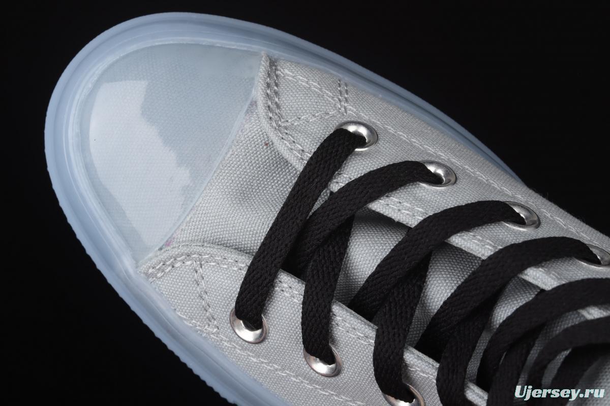 Converse Chuck Taylor All Star CX neutral crystal jelly soles hit color canvas high upper shoes 171693C