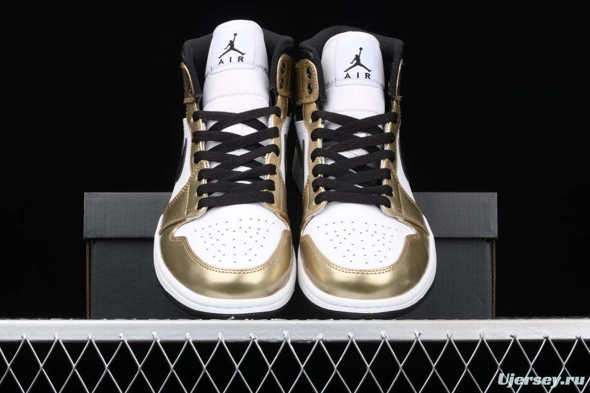 Air Jordan 1 Mid liquid gold DC1419-700