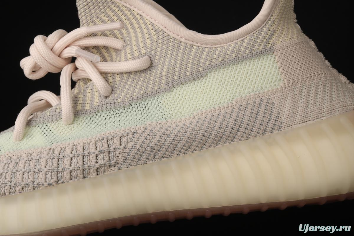 Adidas Yeezy Boost 350 V2 FW5318 Darth Coconut 350 second generation hollowed-out swan white sky star color BASF popcorn