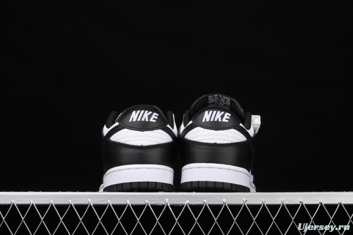 NIKE SB DUNK Low black and white panda head casual board shoes DD1391-100