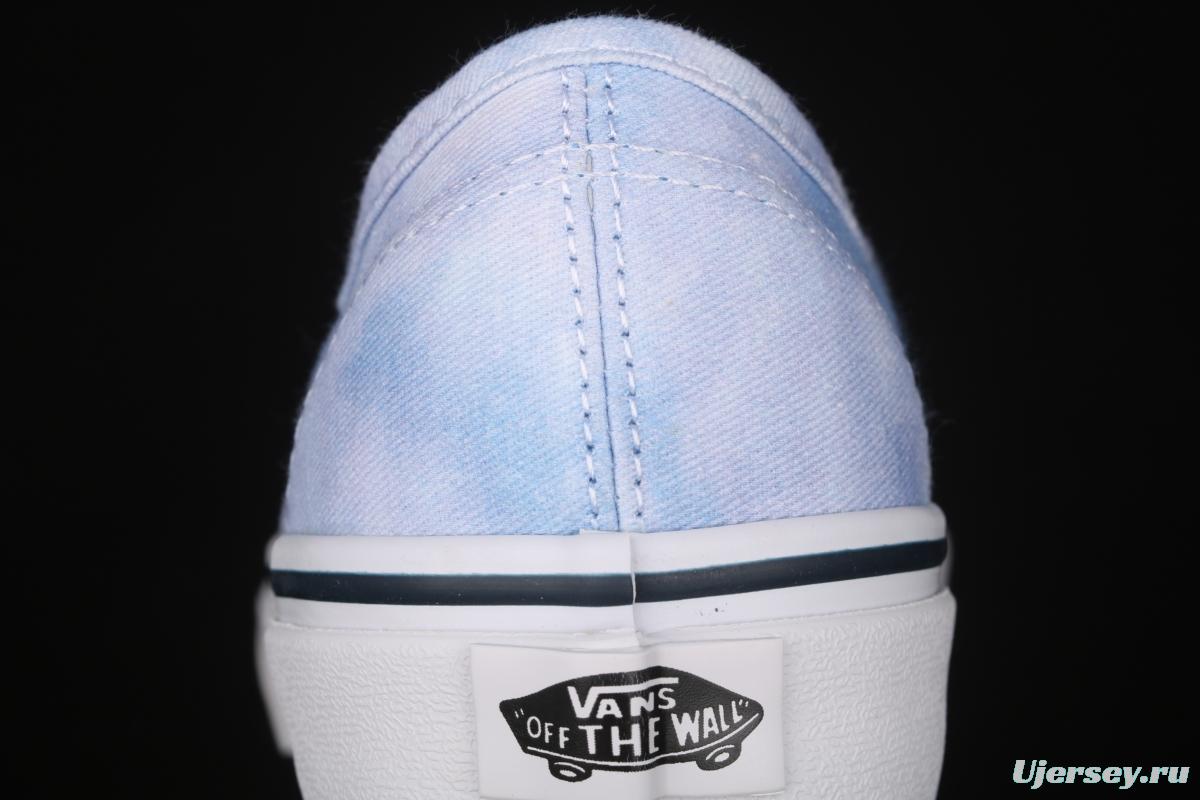 Vans Authentic Lx Vance Milk Blue White Blue low-top Vulcanized Board shoes VN0003B9IWC