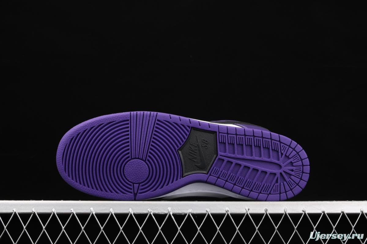 NIKE SB DUNK Low Court Purple black and purple North Carolina low-top leisure sports skateboard shoes BQ6817-500