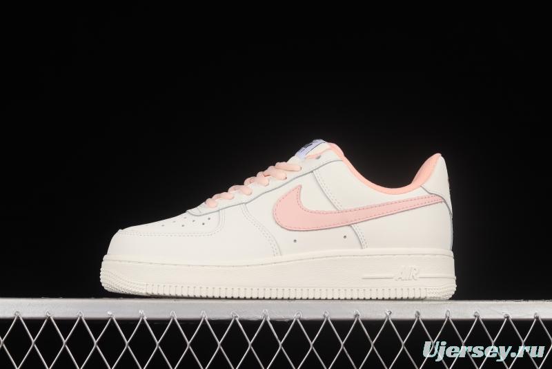 NIKE Air Force 1'07 Low White Pink Low Casual Sneakers CQ5059-106