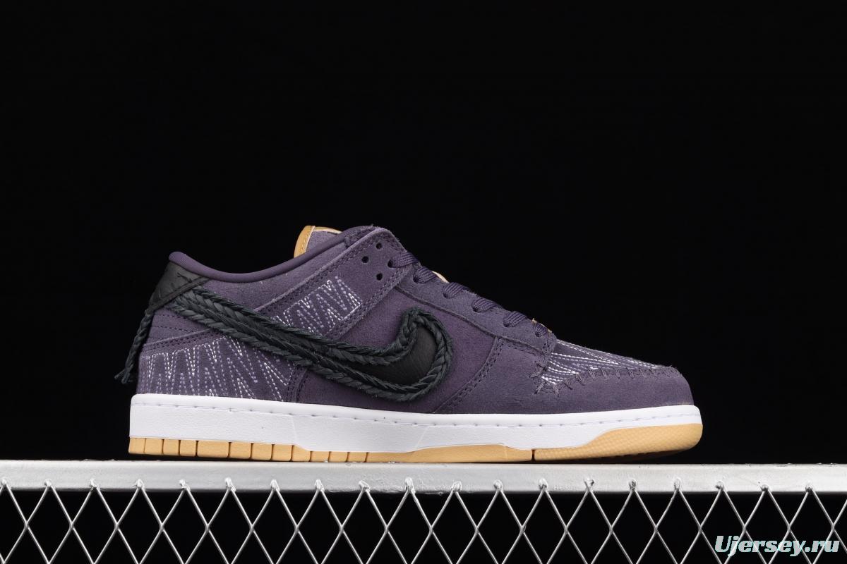 NIKE SB DUNK Low limited color N7 purple dunk series vintage low-top skateboard shoes DN1441-500