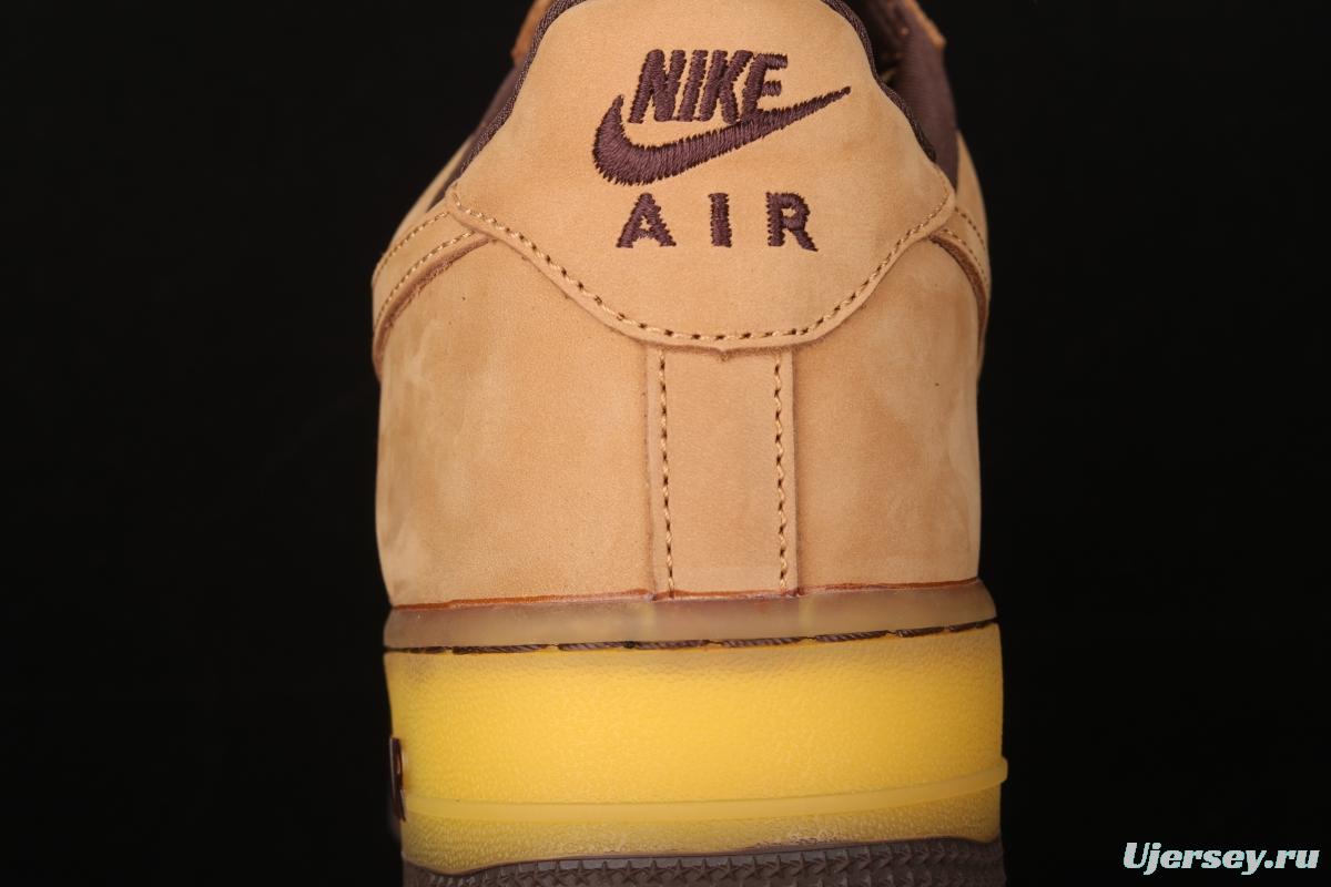 NIKE Air Force 1 Low Retro SP Wheat Mocha Mocha wheat low-top casual board shoes DC7504-700