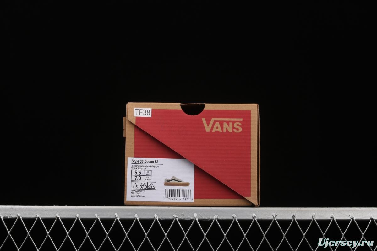 Vans Style 36 vintage rubber South Korea limited PEACEMINUSONE color matching VN0A5HFF2Z3