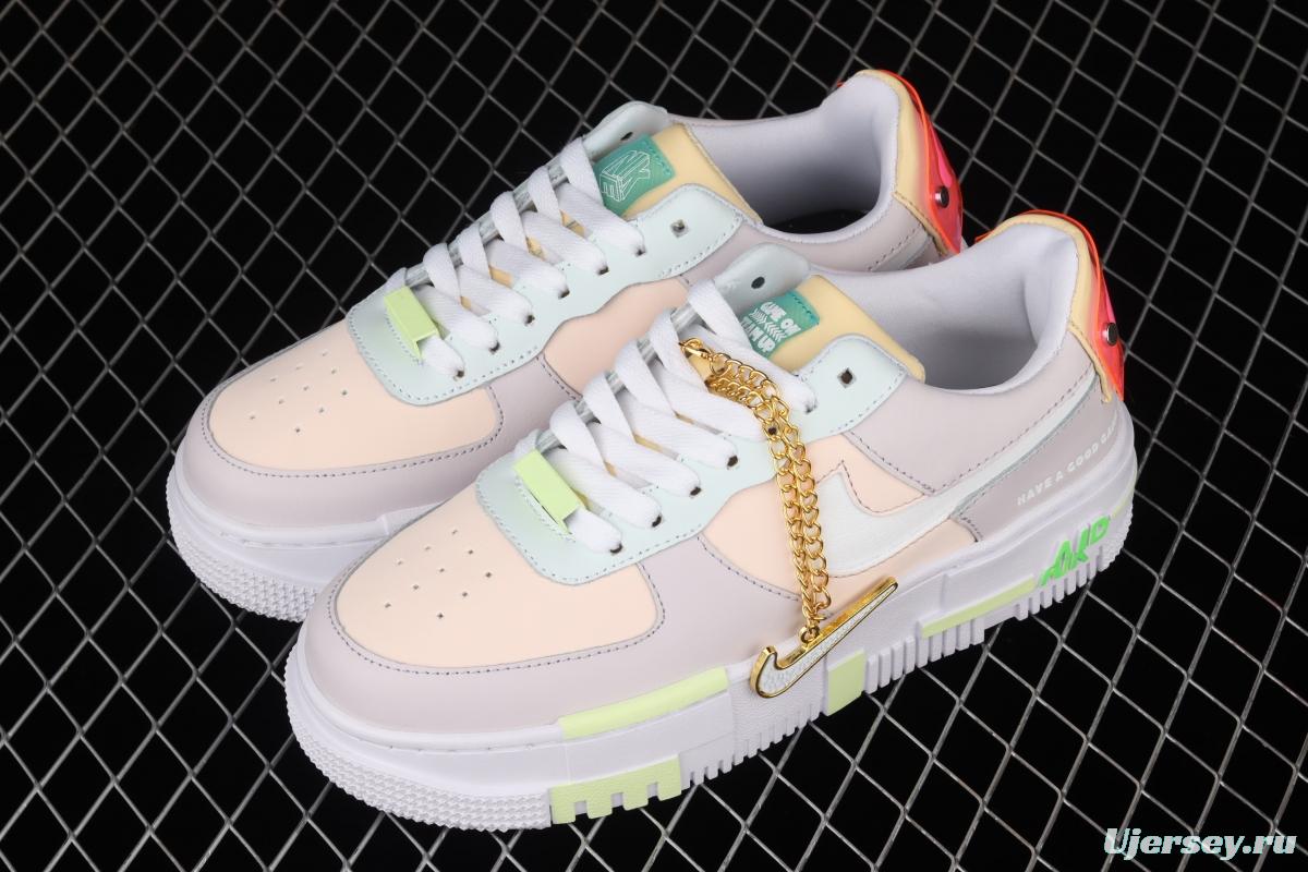 NIKE Air Force 1 Pixel deconstructs Leisure Board shoes DD2330-511L