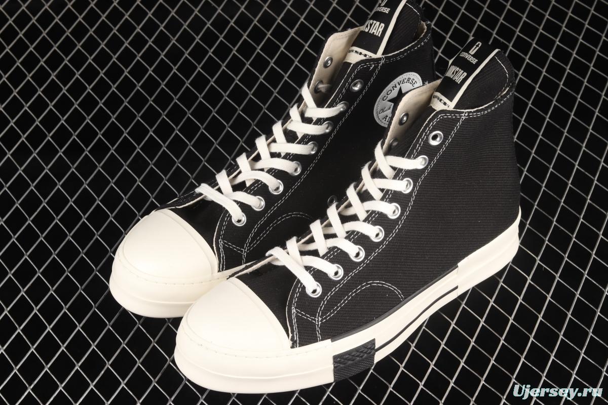 Converse x DRKSHDW international famous designer RickOwens launched a joint series of high-top casual board shoes A00130C.