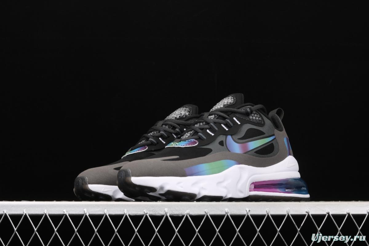 NIKE Air Max 270React new high-frequency mesh function half-palm air cushion cushioning running cloth shoes CT5064-001