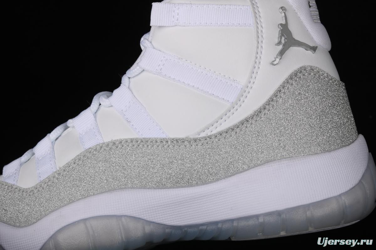 Air Jordan 11 Metallic Silver 11 Swarovski all over the sky AR0715-100