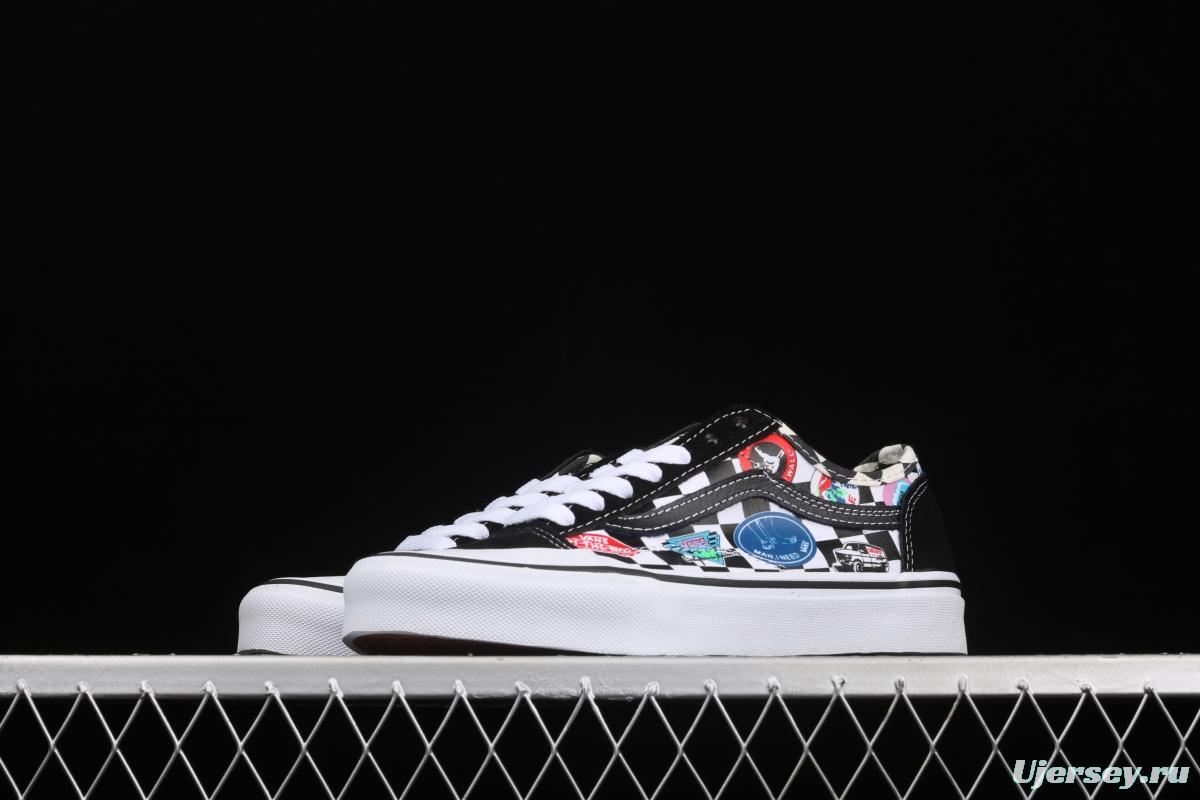 Vans Style 36 Cecon SF Vance color Logo printed low-top casual board shoes VN0A3MVL3P0