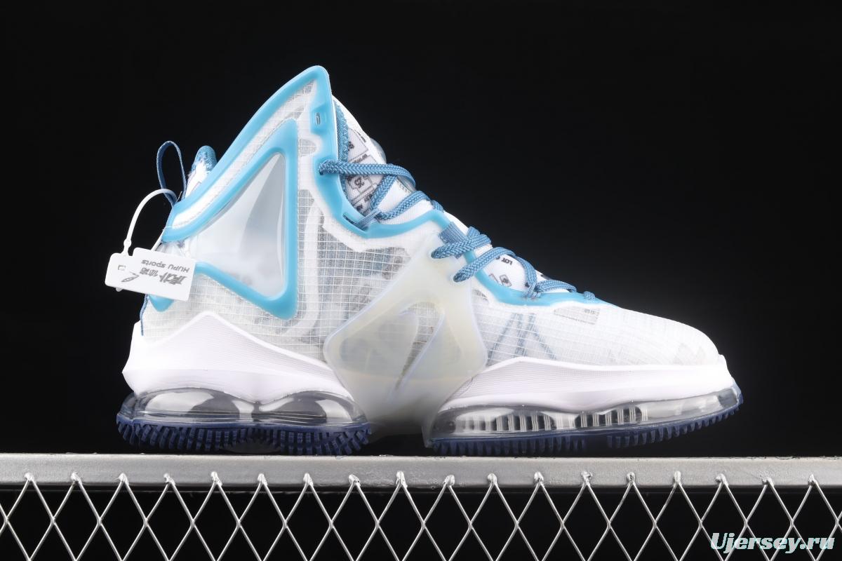 NIKE LeBron XIX EP James 19 generation ice blue slam dunk actual basketball shoes DC9342-100