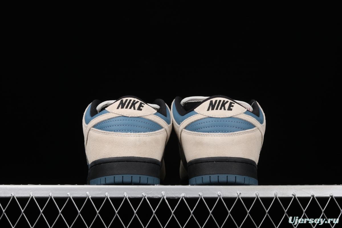 NIKE DUNK Low SB Pro blue and white dunk series low side leisure sports skateboard shoes BQ6817-200