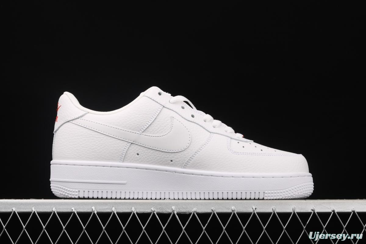 NIKE Air Force 1'07 Low cross-label small hook litchi pattern low-top casual board shoes CT1989-101