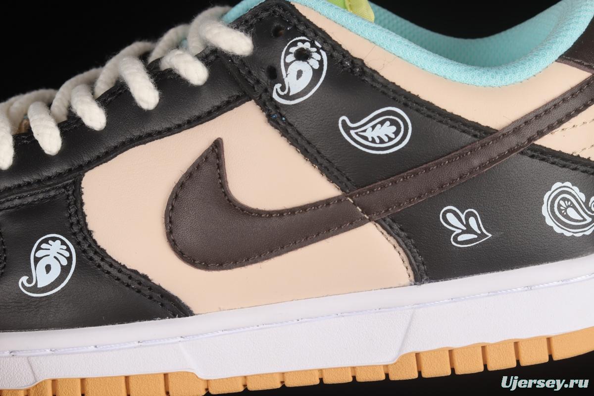 NIKE DUNK Low SE Free .99 Cashew Flower SB Buckle Shredded Backboard Fashion Casual Sneakers DH0952-001