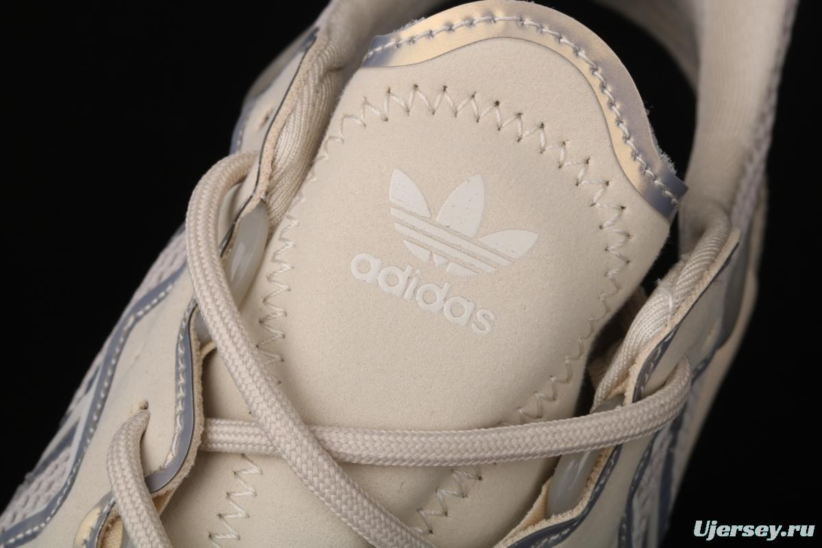 Adidas Originals Ozweego W FV9655 Darth clover retro 3M reflective breathable running shoes