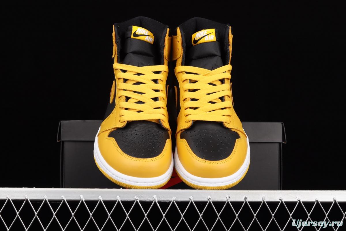 Air Jordan 1 High OG Pollen black and yellow 555088-701