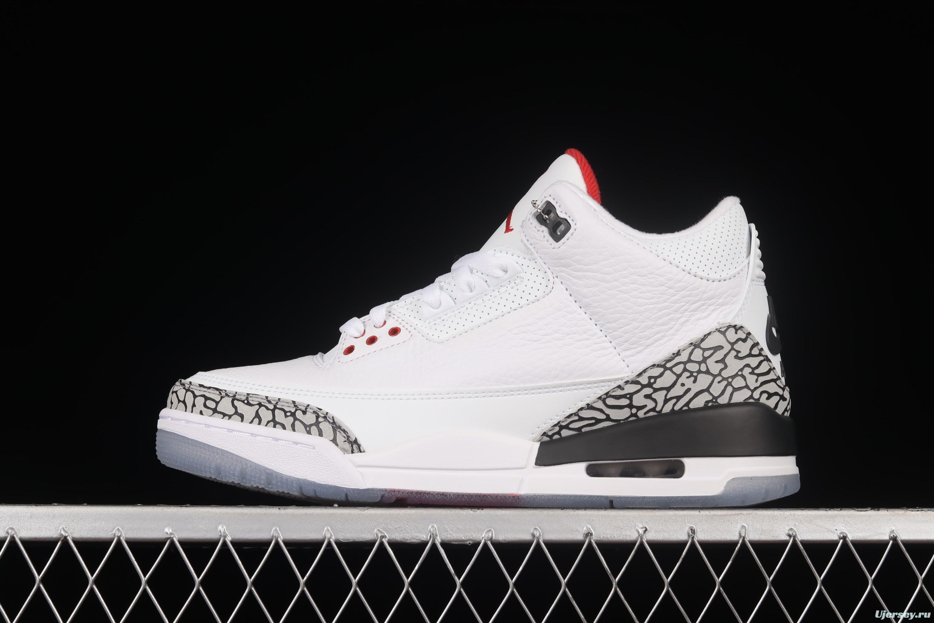 Air Jordan 3 Retro NRG Mocha AJ3 Joe 3 Free Throw Line Basketball Shoes 923096-101