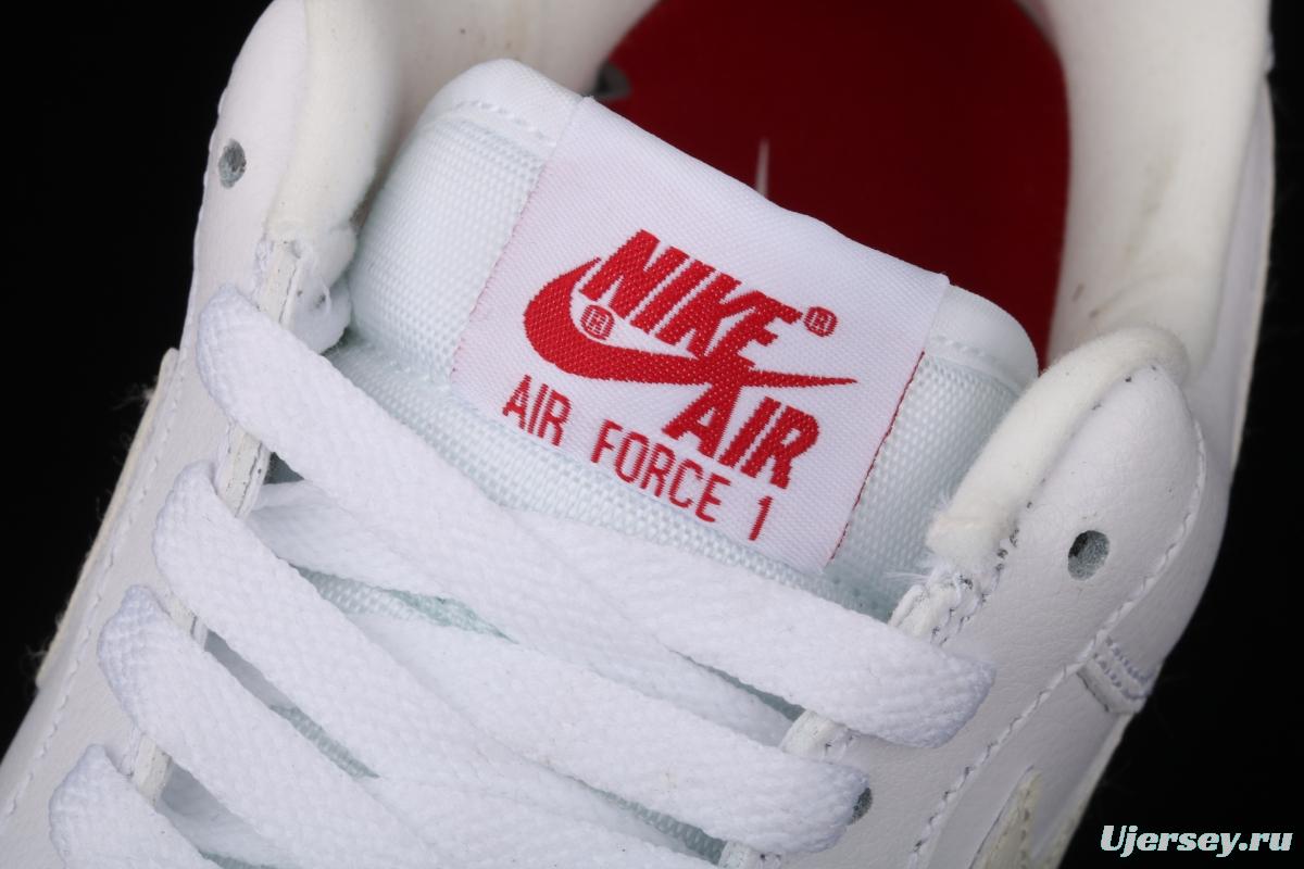 NIKE Air Force 1 ValentineSDAY Valentine's Day Limited low-end fashion leisure sports board shoes DD7117-100