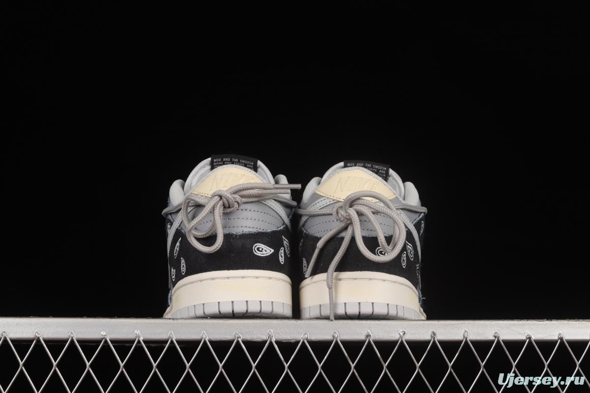 NIKE SB DUNK Low Prm SB Cashew Nut Flower Cashew Flower Elements SB Buckle Backboard Fashion Casual Sneakers DH7913-001