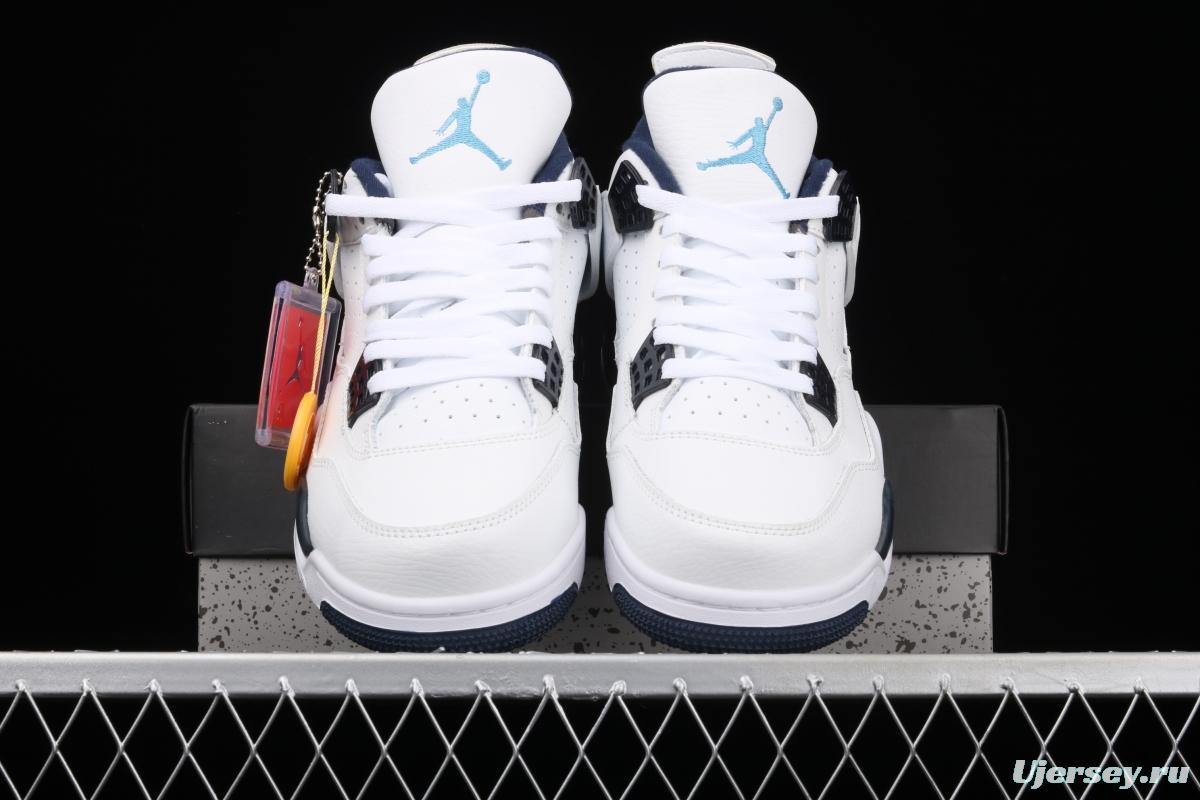 Air Jordan 4 Columbia Columbia White Blue 314254-107