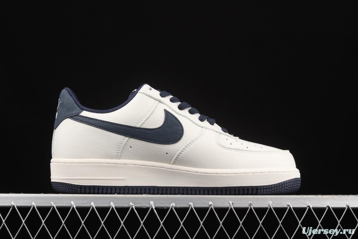 NIKE Air Force 1x 07 Low meter dark blue color matching low top casual board shoes PA3035-068