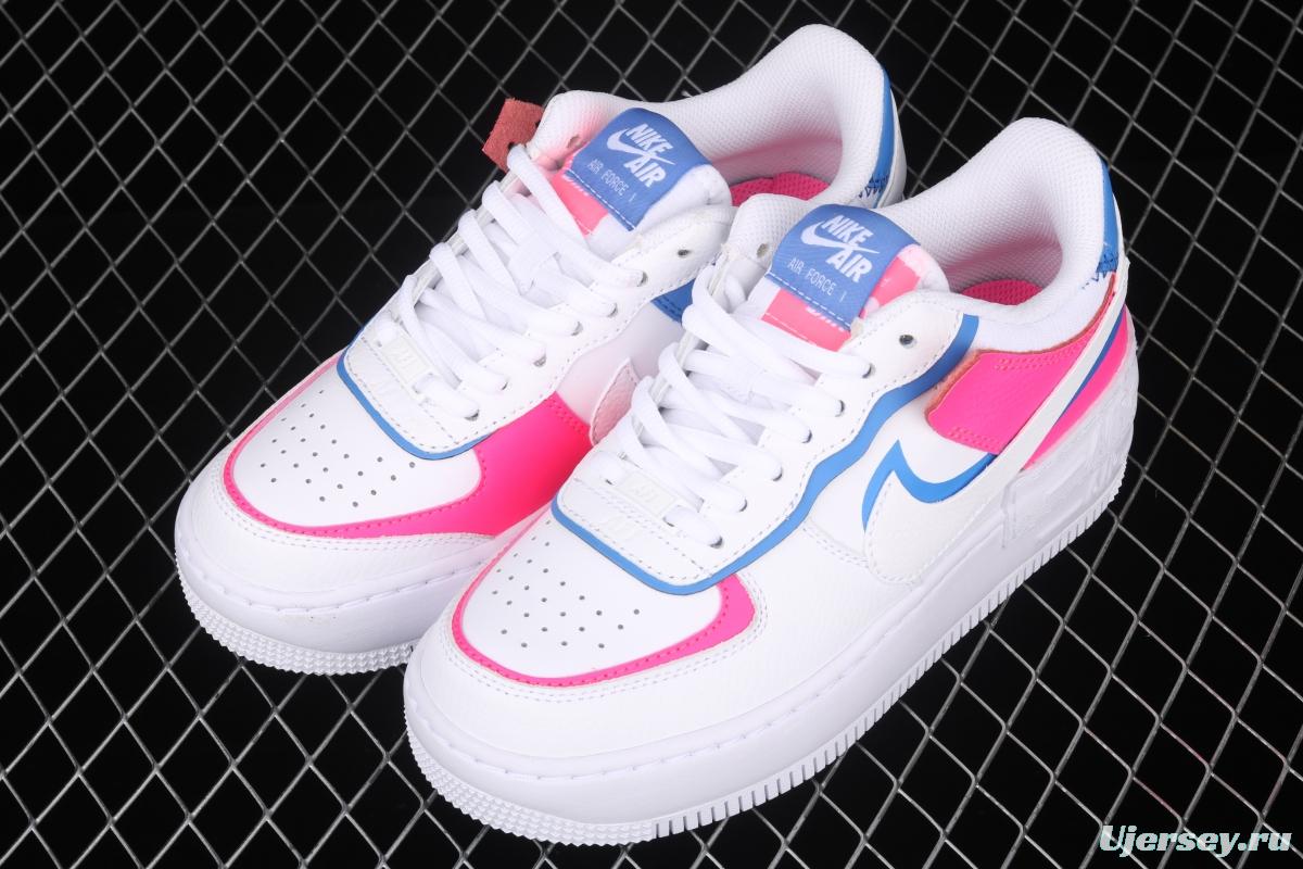 NIKE Air Force 1 ShAdidasow light weight heightened low-top board shoes CU3012-111,