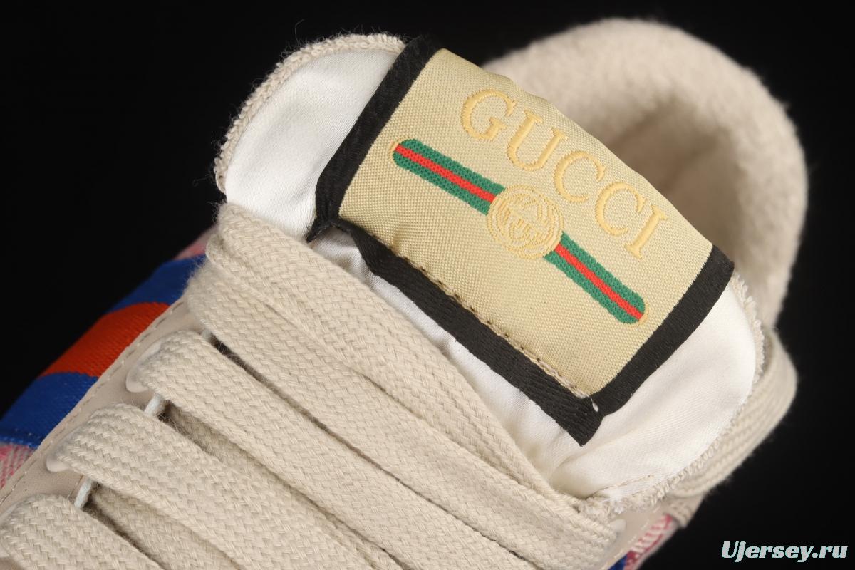 Gucci Distressed Screener Sneaker Gucci classic dirty shoes