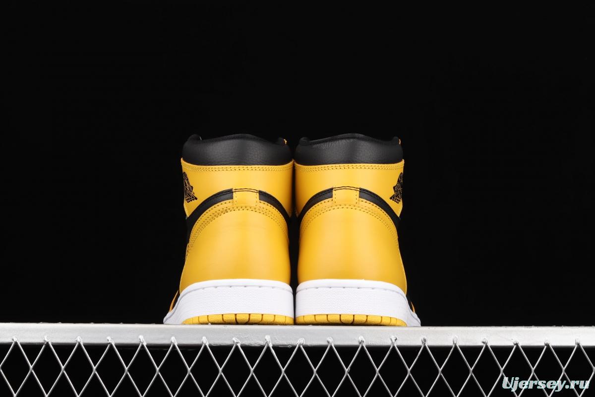 Air Jordan 1 High OG Pollen black and yellow 555088-701