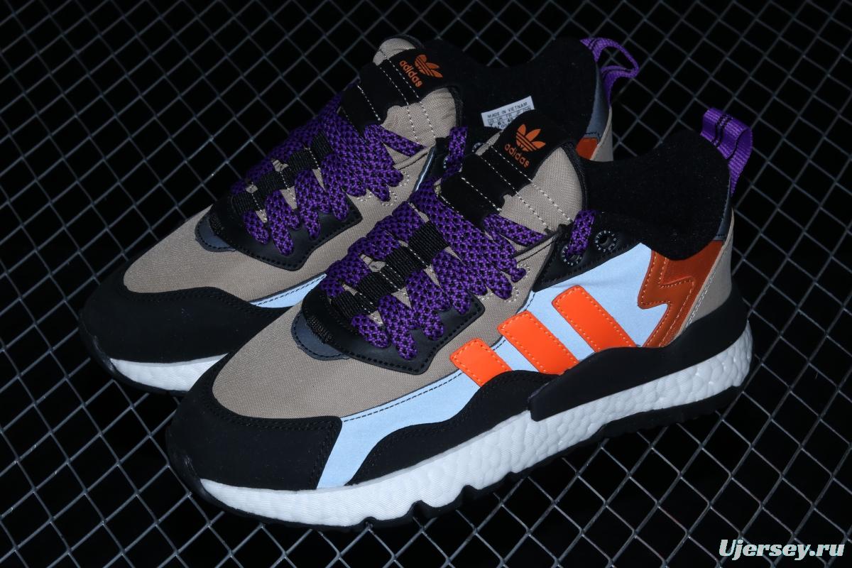 Adidas Nite Jogger Winterized Boost FZ3664 3M reflective retro running shoes