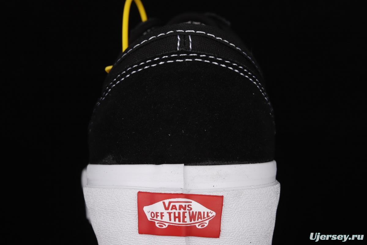 Vans Style 36 new edge half crescent toe black bran fruit green low-top casual board shoes VN0AWM33FJ