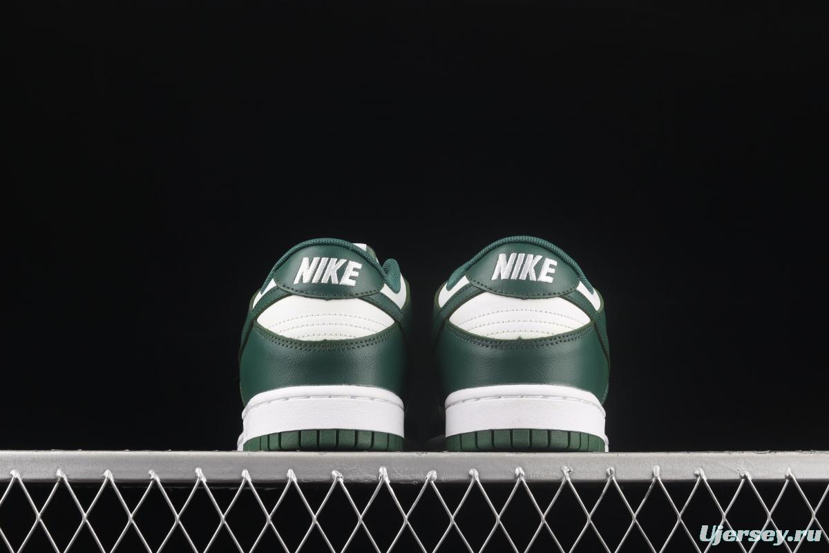 NIKE SB DUNK Low Team Green Michigan White and Green Slam Dunk Series low side Leisure Sports Skateboard shoes DD1391-101