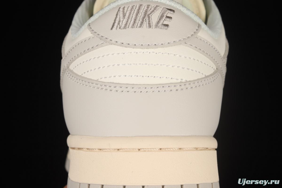 NIKE DUNK Low bone white color SB buckle rebound fashion leisure board shoes DD1503-107