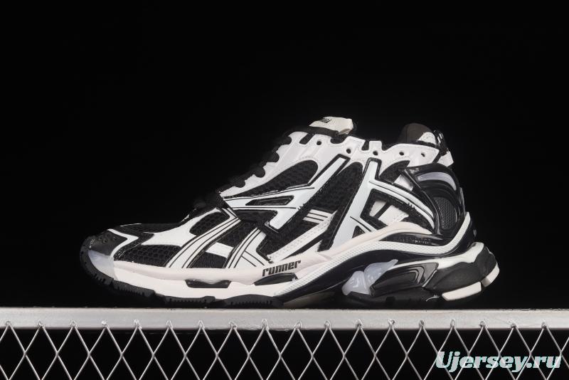 Balenciaga Runner Kith Four.Color 7.0 21ss latest color matching trend retro casual shoes W3RB29010