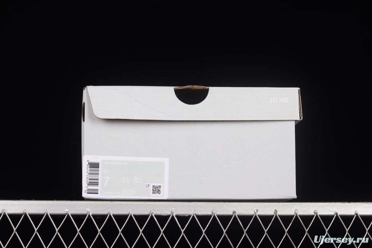 NIKE Air Force 1'07 Low Cow Pattern Low Top Casual Sneakers DD8959-100
