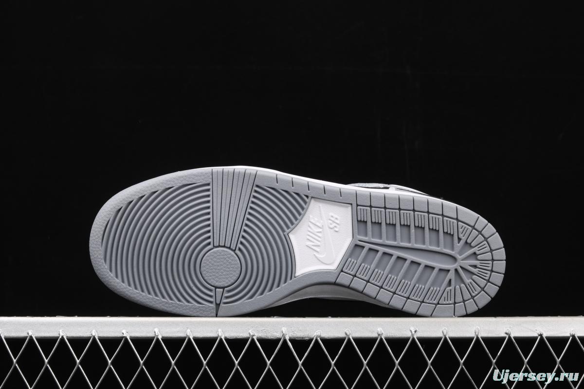 NIKE SB DUNK High Pro SB buckle rebound fashion casual board shoes 854851-006