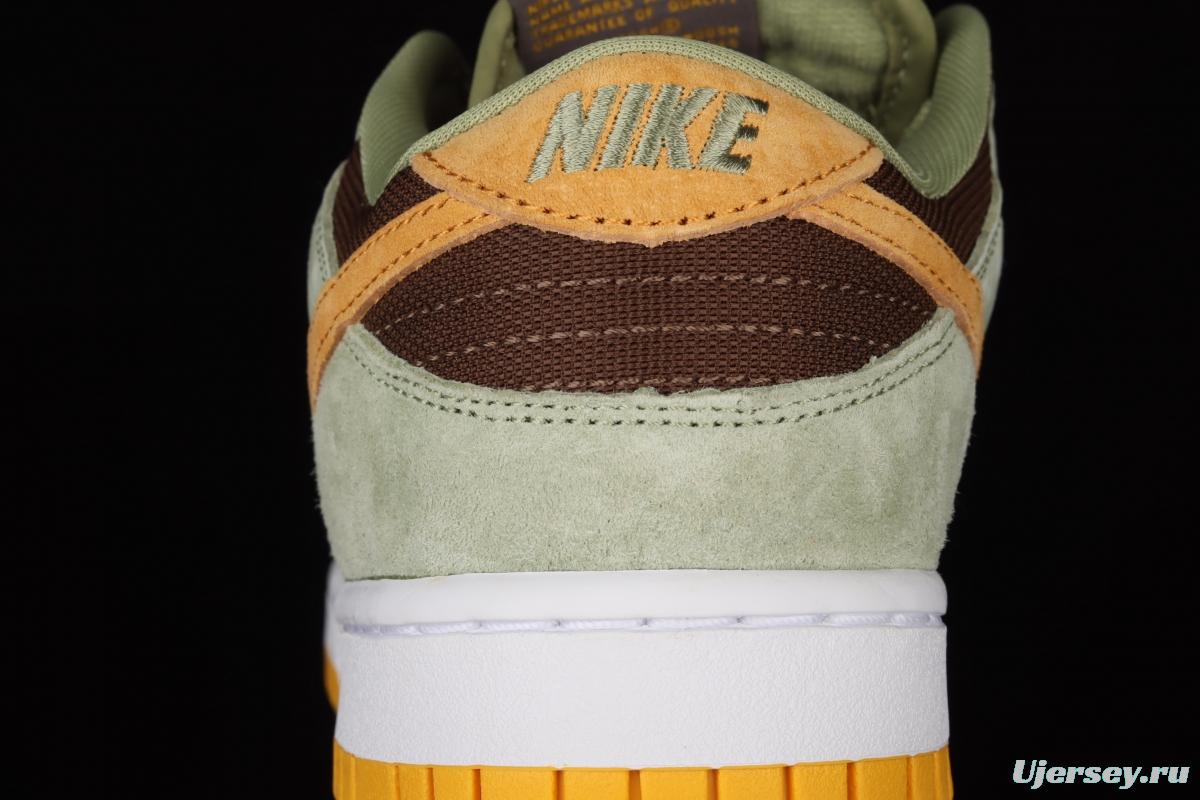 NIKE SB DUNK Low Prm green brown orange SB rebound fashion casual board shoes DH5360-300