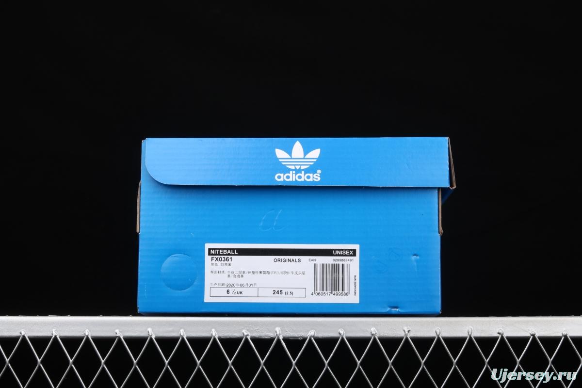 Adidas Originals Niteball FX0361 series street basketball shoes